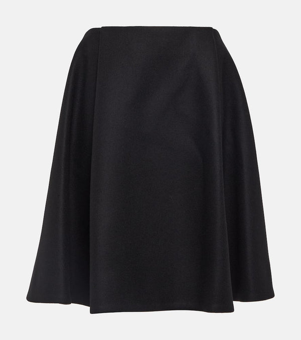 Khaite Farla wool-blend midi skirt