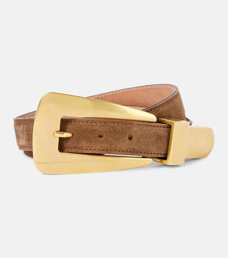 Khaite Lucca suede belt