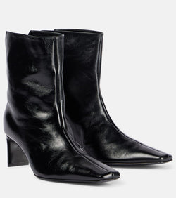 Khaite Ona 55 leather ankle boots