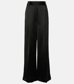 Khaite Simone pleated wide-leg pants