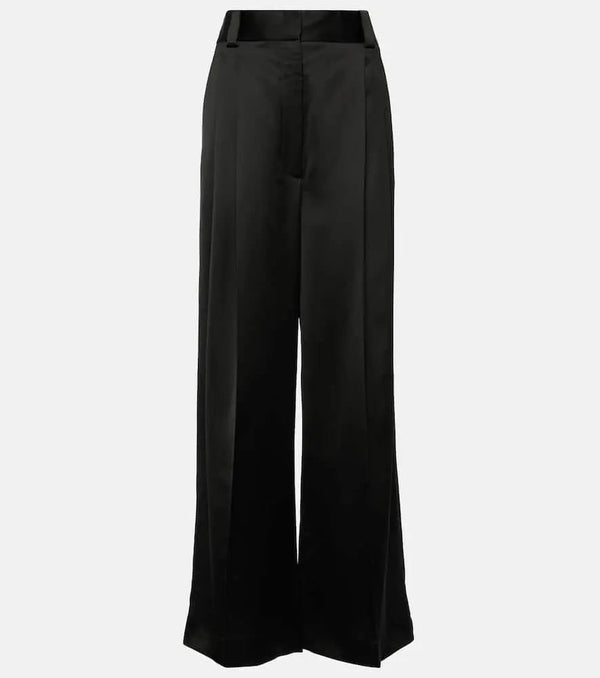 Khaite Simone pleated wide-leg pants