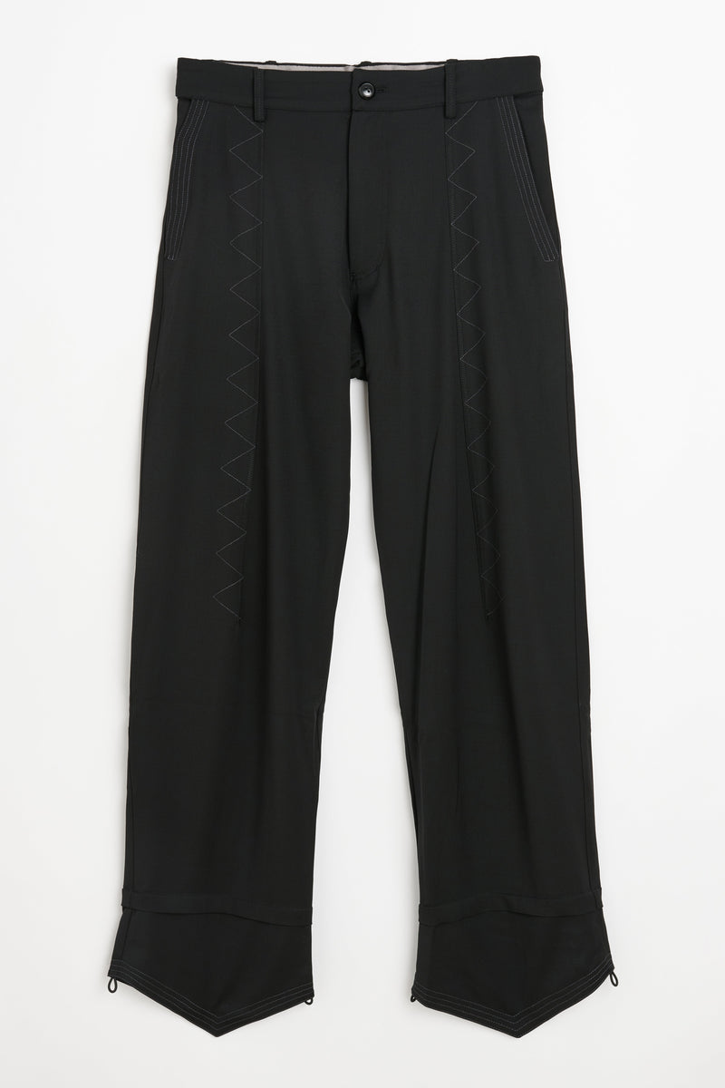 Kiko Kostadinov Jacklight Trouser Crow Black