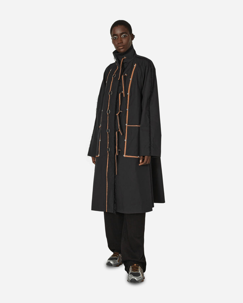 Kiko Kostadinov Aketon Coat Jet Black