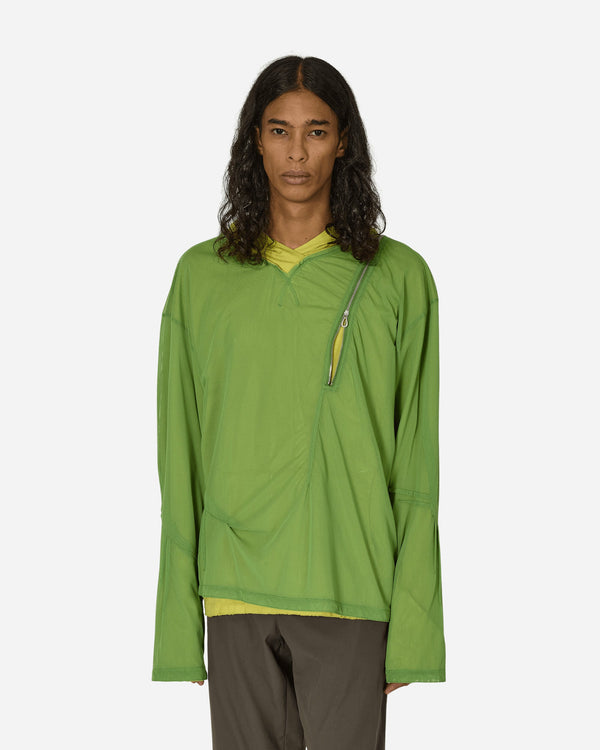 Kiko Kostadinov Knox Mesh Hoodie Lime / Lilac / Emerald