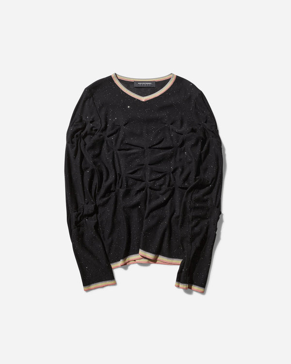 Kiko Kostadinov Women s Zabriskie Longsleeve Knit Top Starlight Black