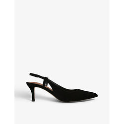 Womens Kurt Geiger London Belgravia sling-back suede heeled courts