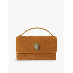 Kurt Geiger London Bond small top-handle suede shoulder bag | LYBSTORE