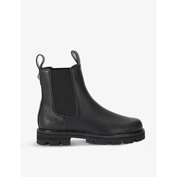 Kurt Geiger London Carnaby eagle-embellished leather Chelsea boots