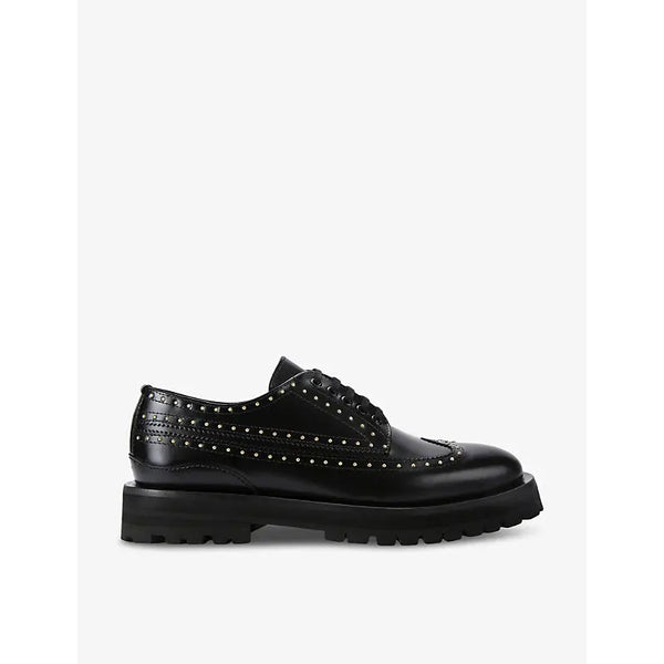 Kurt Geiger London Drayton stud-embellished leather loafers | Kurt Geiger London