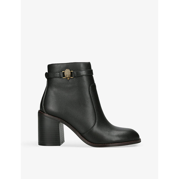 Kurt Geiger London Shoreditch eagle-motif leather ankle boots | LYBSTORE