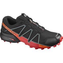 Salomon Speedcross 4 Black Goji Berry Red Orange