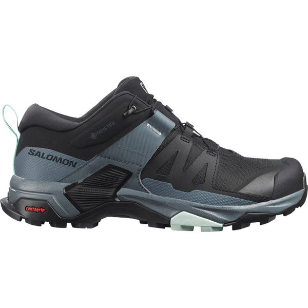 Salomon X Ultra 4 Gore-tex Black Stormy Weather Opal Blue