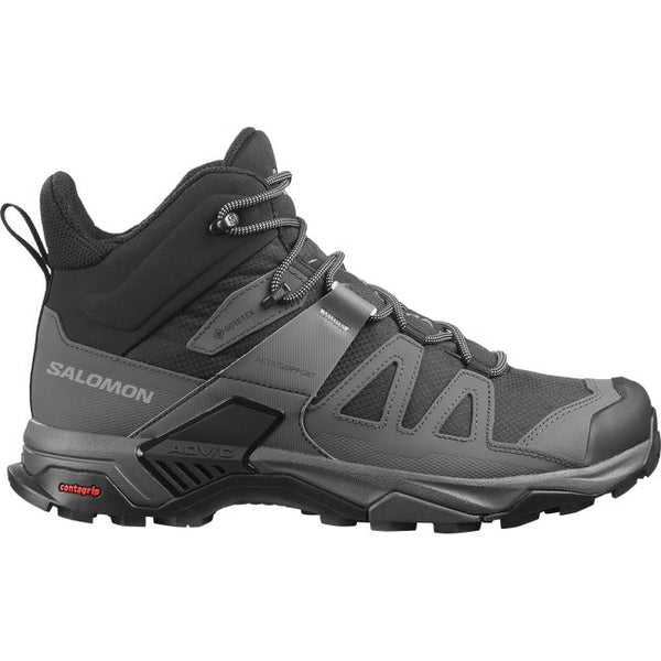 Salomon X Ultra 4 Mid Wide Gore-tex Black Magnet Pearl Blue