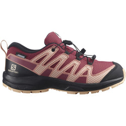 Salomon Xa Pro V8 Waterproof Earth Red Black Almond Cream