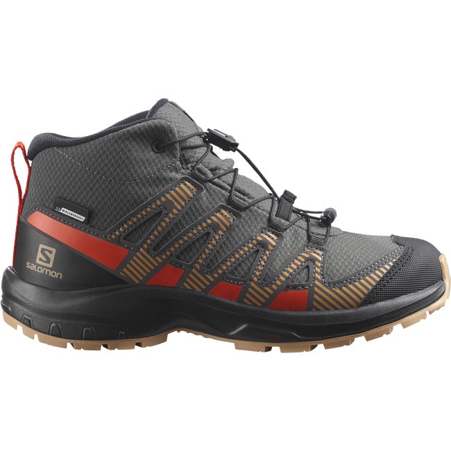 Salomon Xa Pro V8 Mid Waterproof Magnet Acorn Cherry Tomato