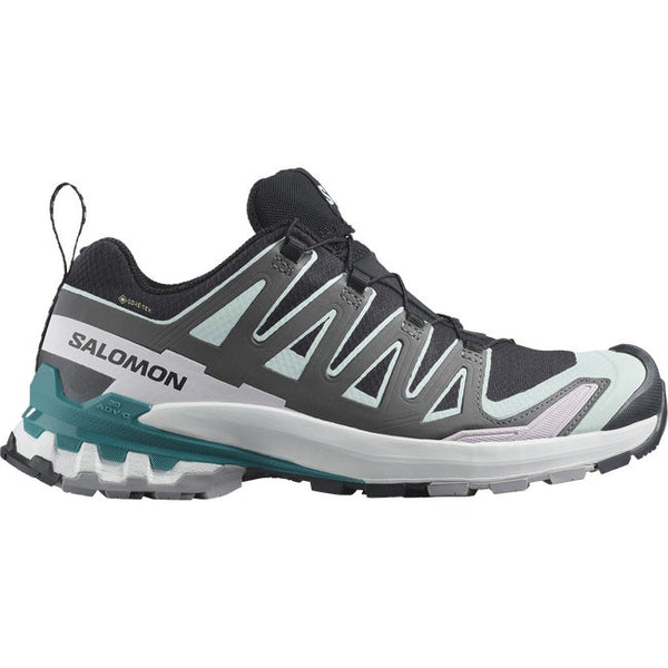 Salomon Xa Pro 3d V9 Gore-tex Black Bleached Aqua Harbor Blue