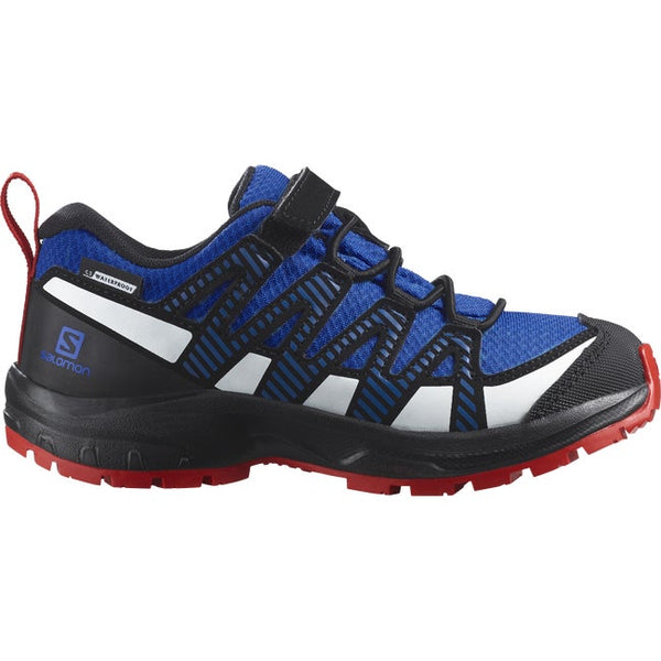 Salomon Xa Pro V8 Climasalomon™ Waterproof Lapis Blue Black Fiery Red