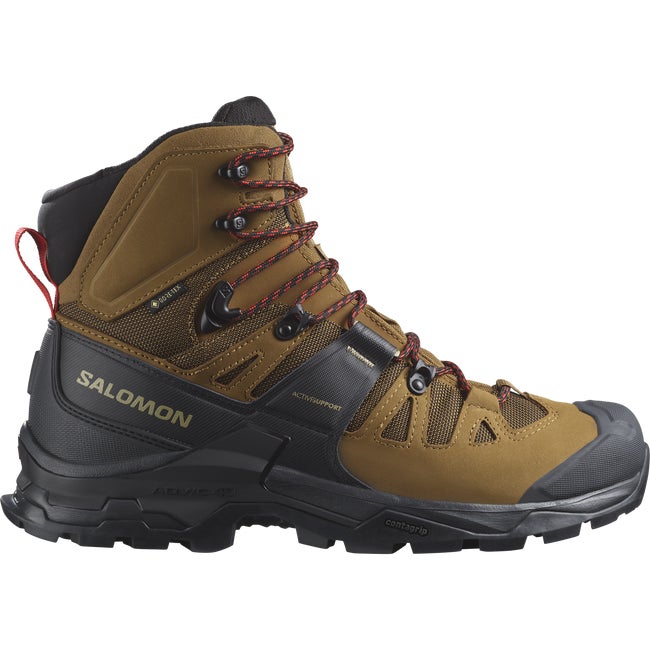 Salomon Quest 4 Gore-tex Rubber Black Fiery Red