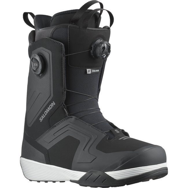 Salomon Dialogue Dual Boa® Wide Black Black White