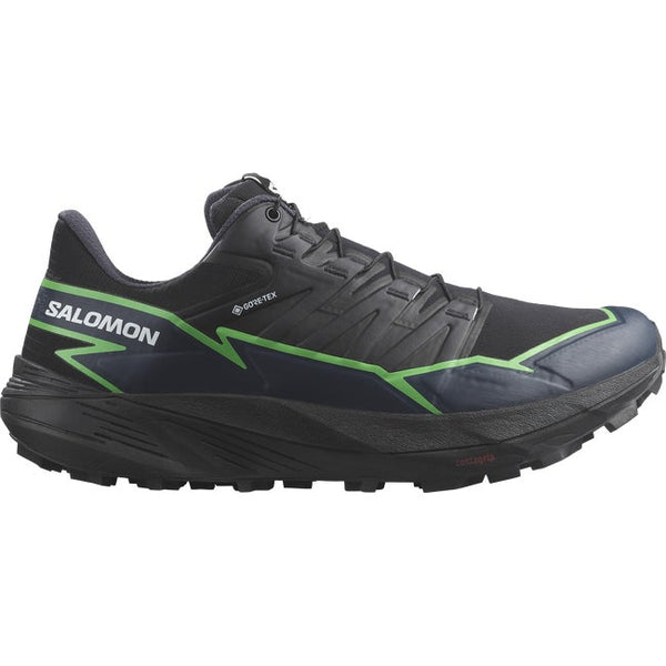 Salomon Thundercross Gore-tex Black Green Gecko Black