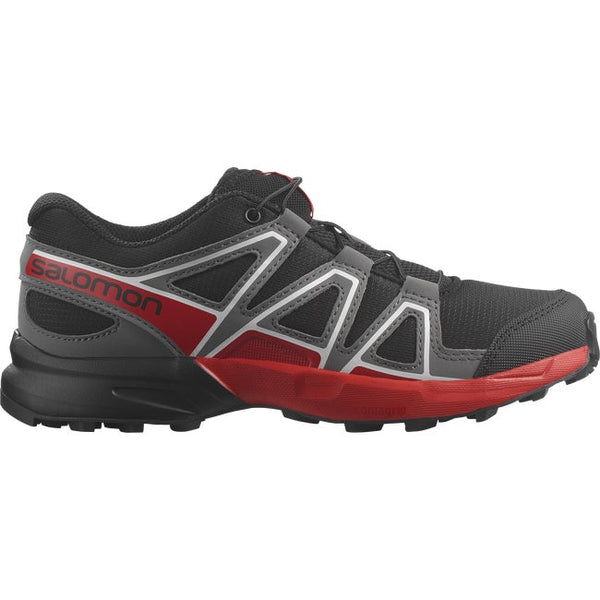 Salomon Speedcross Black Quiet Shade High Risk Red