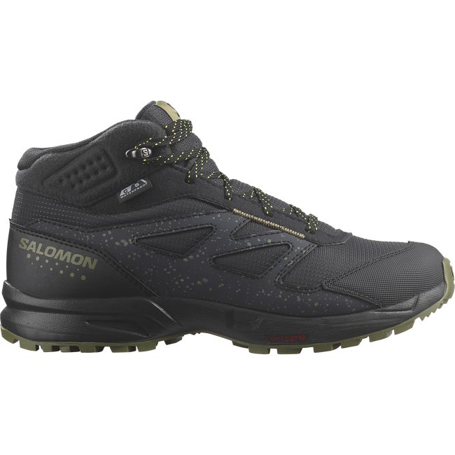 Salomon Outway Mid Climasalomon™ Waterproof Phantom Black Safety Yellow