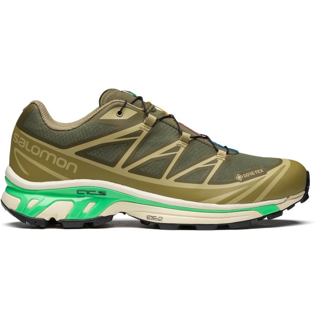 Salomon Xt-6 Gore-tex Olive Night Dried Herb Almond Milk