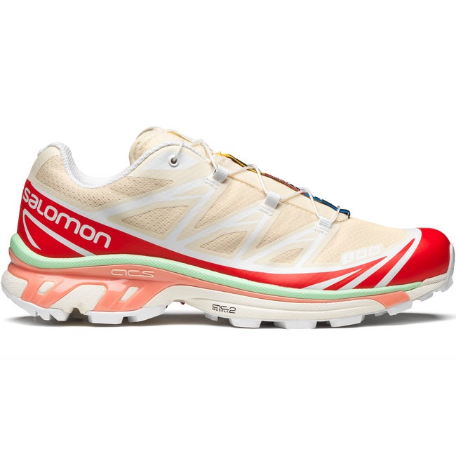 Salomon Xt-6 Shortbread Poppy Red Green Ash