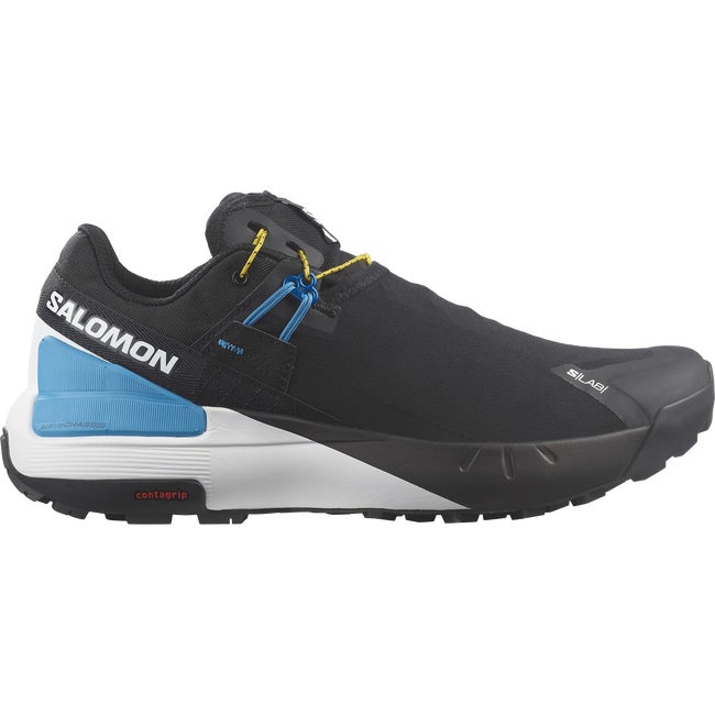 Salomon Slab Skyway Black White Transcend Blue