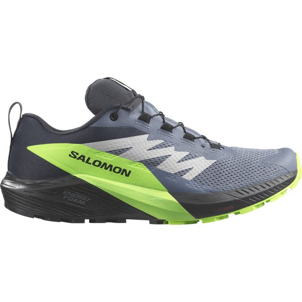 Salomon Sense Ride 5 Gore-tex Flint Stone Black Green Gecko