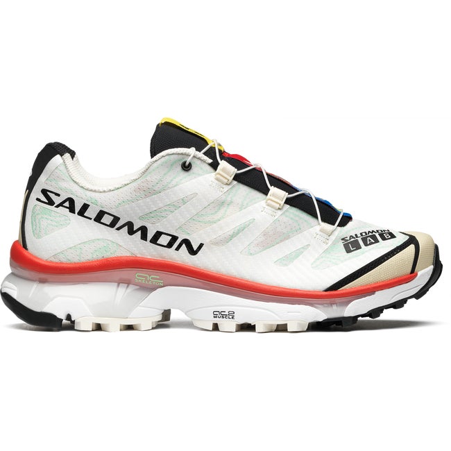 Salomon Xt-4 Og Topography Vanilla Ice White Aurora Red