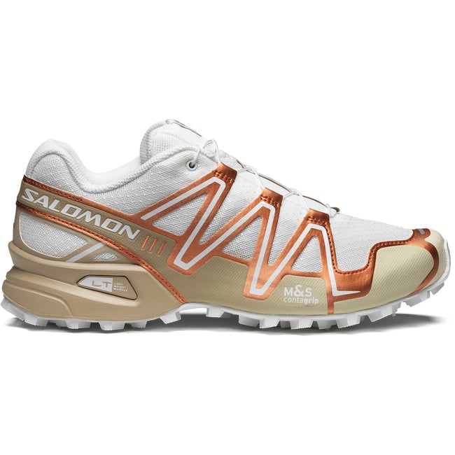 Salomon Speedcross 3 Metallic White White Pepper Almond Milk