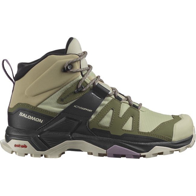 Salomon X Ultra 4 Mid Gore-tex Alfalfa Deep Lichen Green Almond Milk