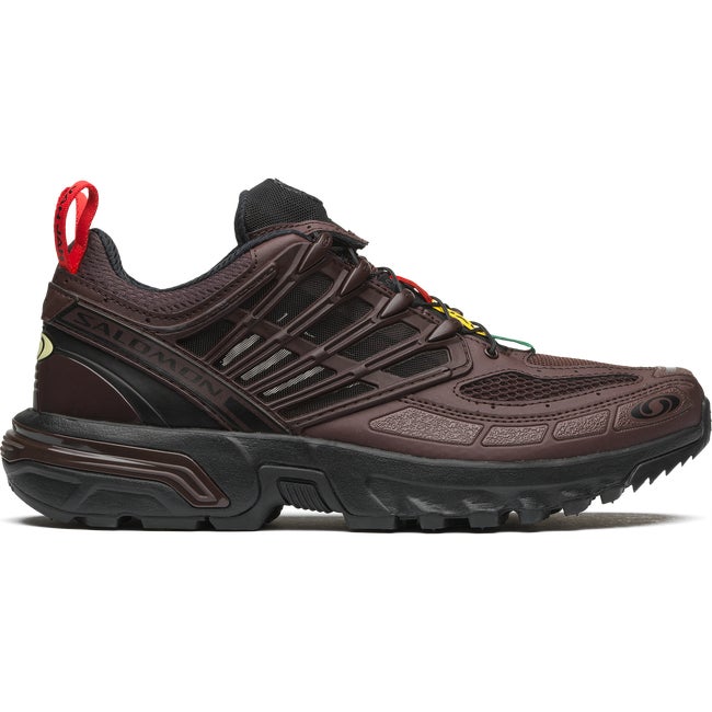 Salomon Acs Pro Jah Jah Black Chocolate Plum High Risk Red