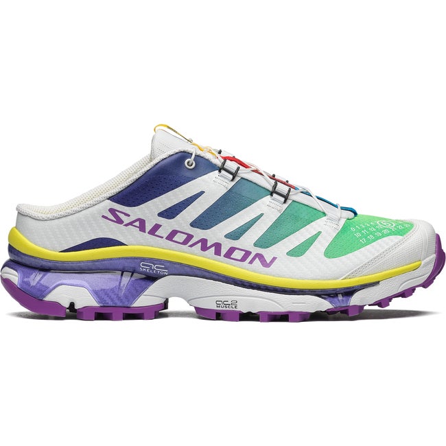 Salomon Xt-4 Mule Mm6 Maison Margiela Spectrum Blue White Spring Bouquet