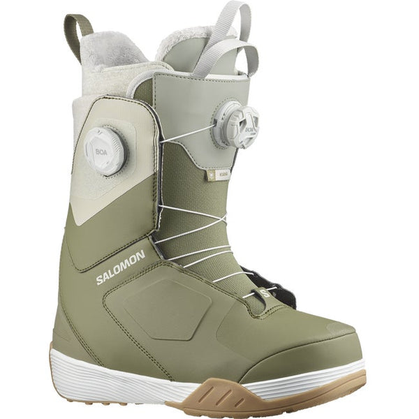 Salomon Kiana Dual Boa® Deep Lichen Green Mineral Grey White