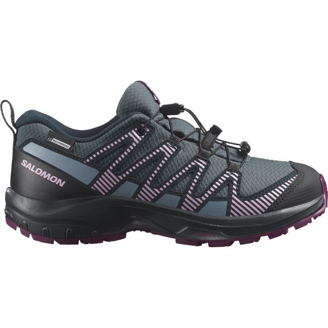 Salomon Xa Pro V8 Waterproof Neptune. Carbon Plum Caspia