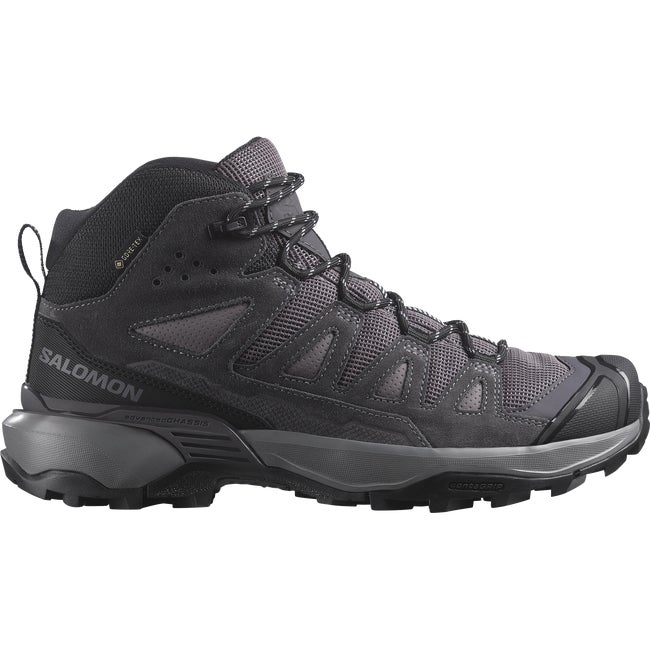 Salomon X Ultra 360 Leather Mid Gore-tex Shark Nine Iron Cloud Gray