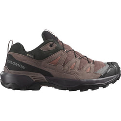 Salomon X Ultra 360 Leather Gore-tex Cognac Peppercorn Black