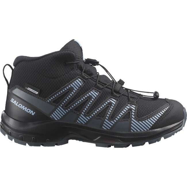 Salomon Xa Pro V8 Mid Waterproof Black Neptune. Alaskan Blue