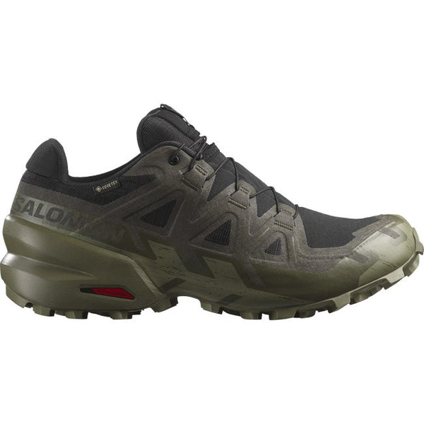 Salomon Speedcross 6 Gore-tex Black Peat Deep Lichen Green