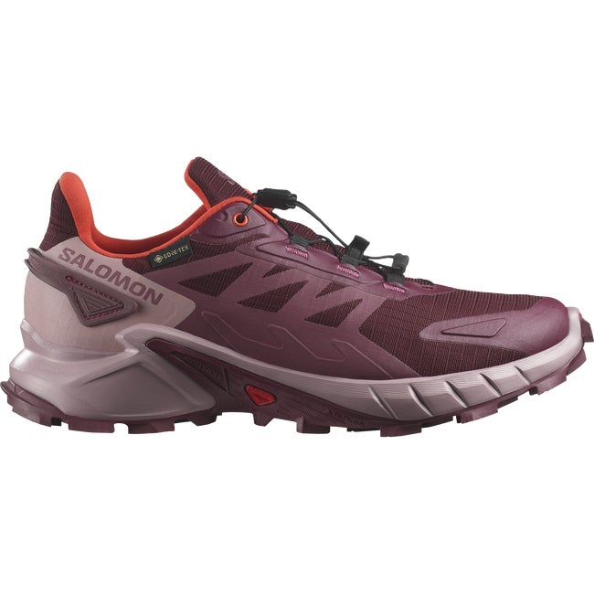 Salomon Supercross 4 Gore-tex Tawny Port Deauville Mauve Cherry Tomato