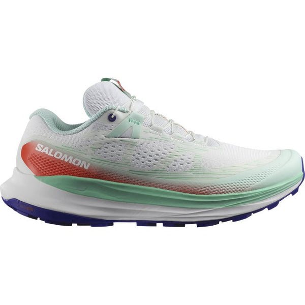 Salomon Ultra Glide 2 White Electric Green Cherry Tomato