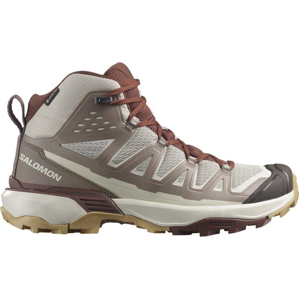 Salomon X Ultra 360 Edge Mid Gore-tex Silver Cloud Iron Rum Raisin