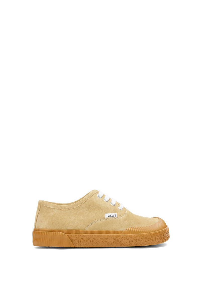 Terra Vulca lace-up sneaker in suede