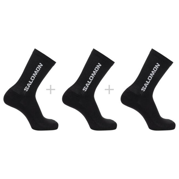 Salomon Everyday Crew 3-pack Black Black Black