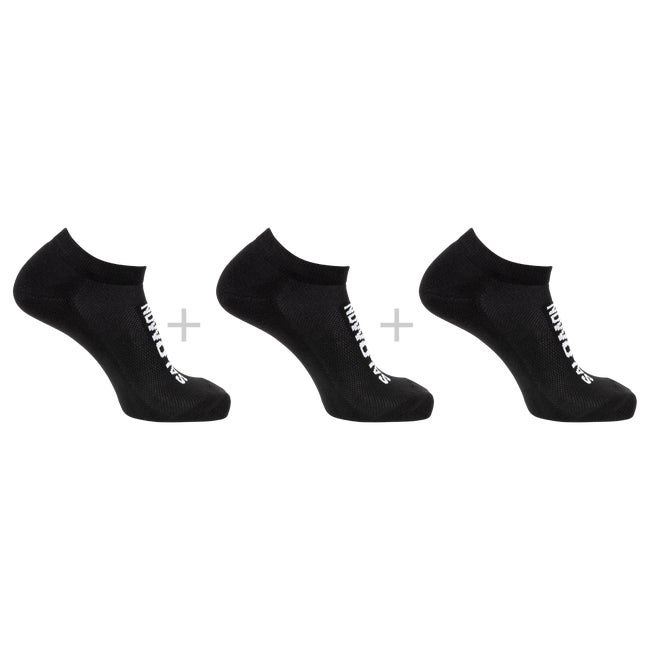 Salomon Everyday Low 3-pack Black Black Black