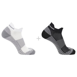 Salomon Aero Ankle 2-pack Black White