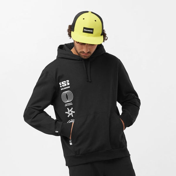 Salomon Graphic Pull Over Deep Black