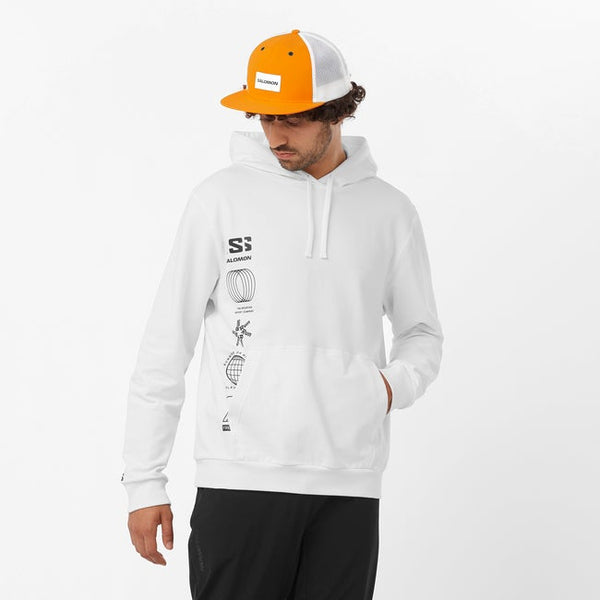 Salomon Graphic Pull Over White